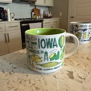 Starbucks Iowa State Ceramic Mug been there series